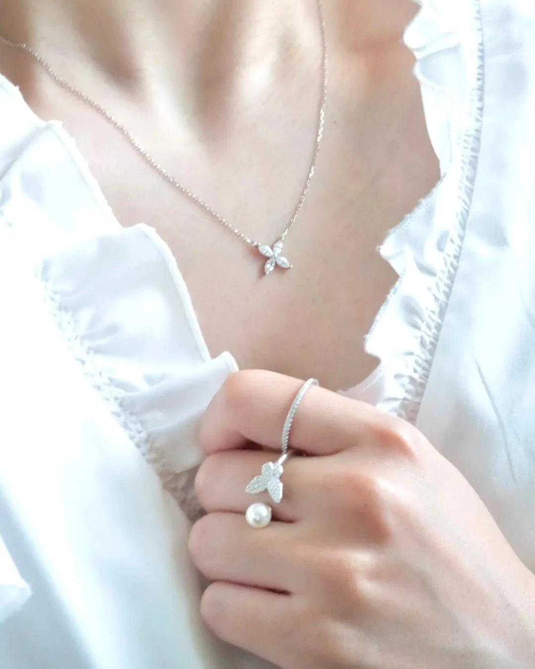 pearl chocho リング