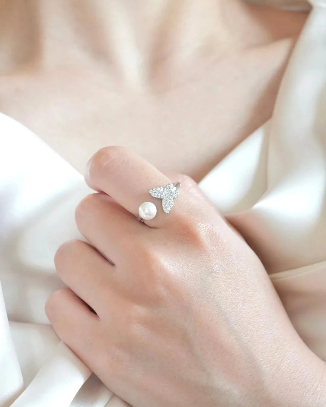 pearl chocho リング