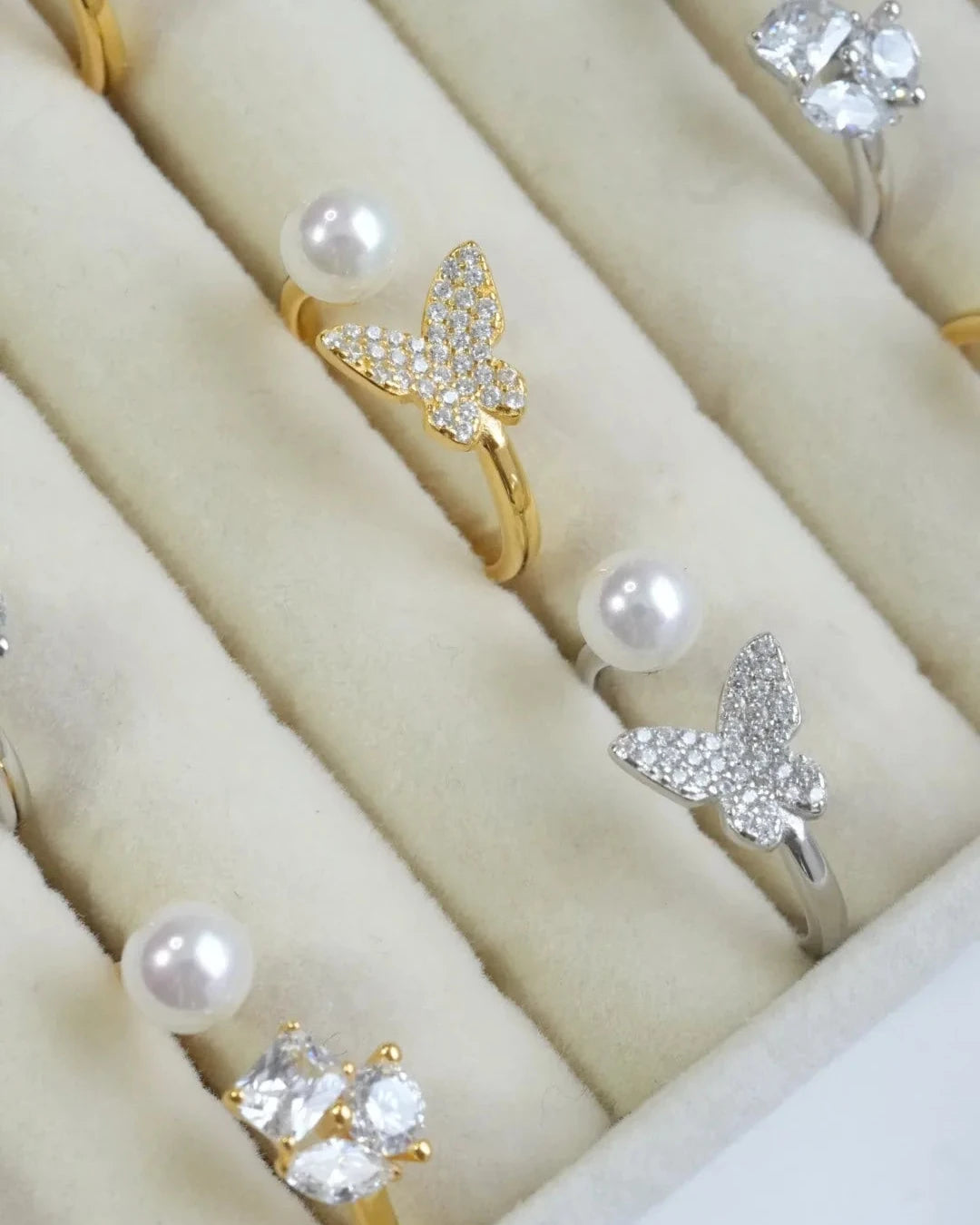 pearl chocho リング