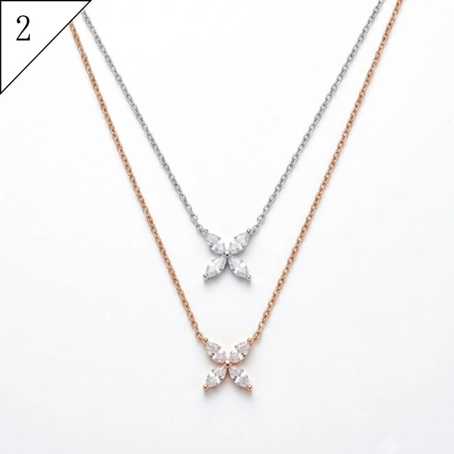 [18KGP] papillon ネックレス