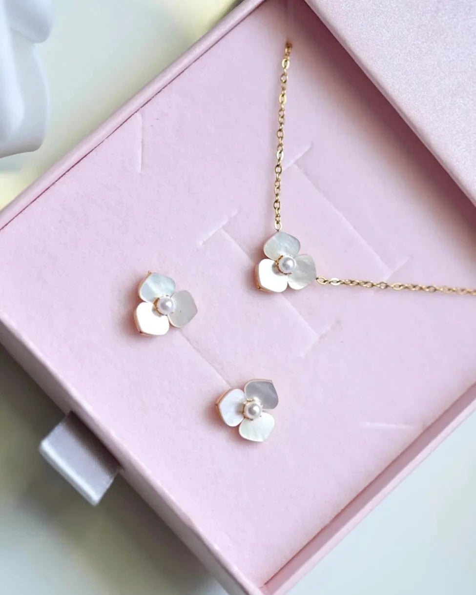 【２点セット】shell flower