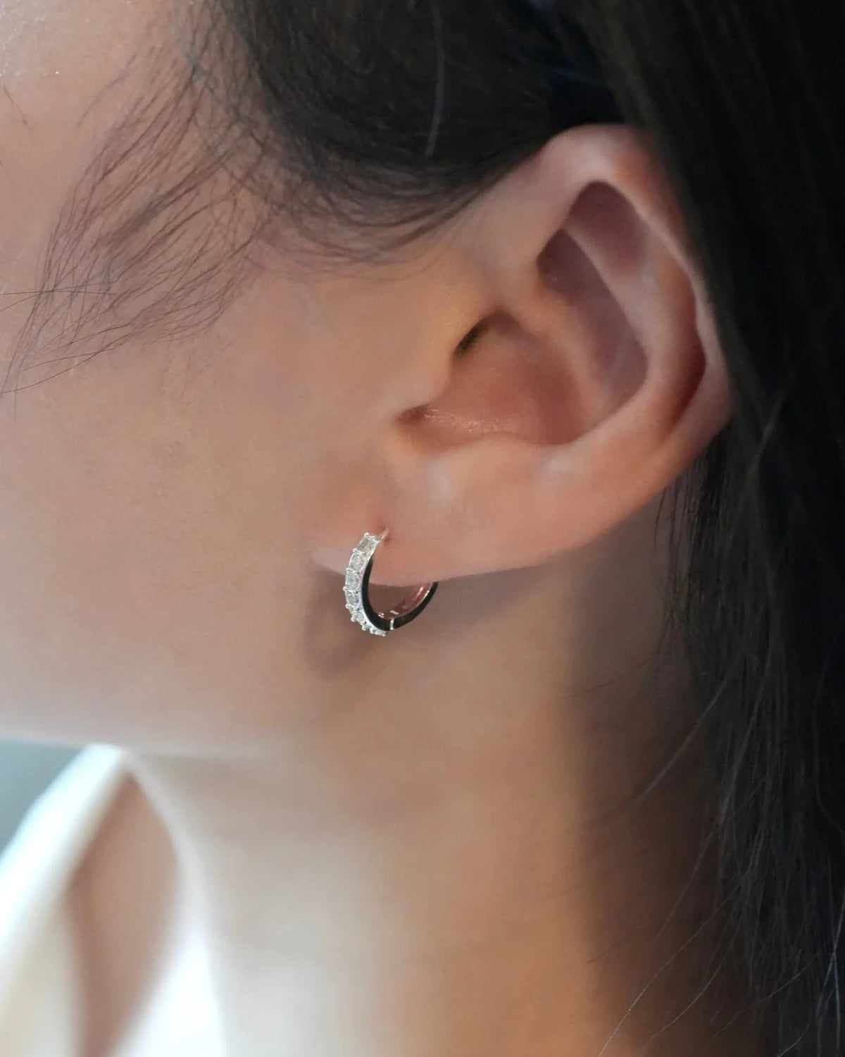 simple hoop ピアス