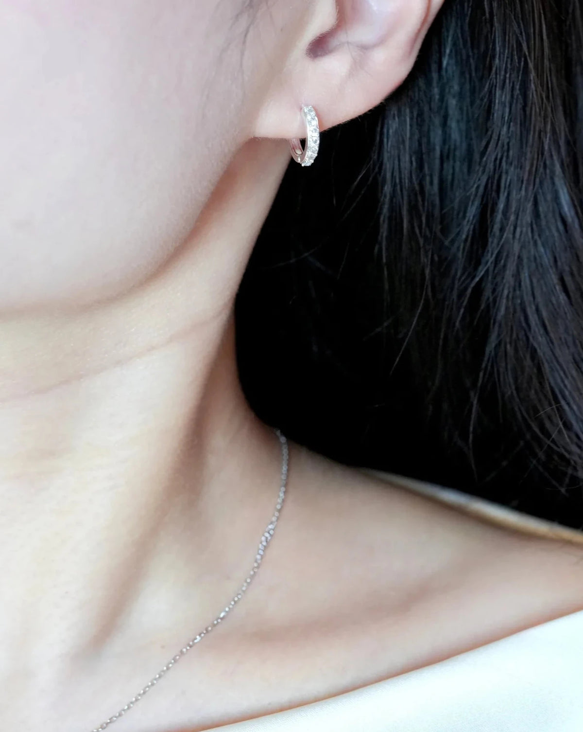 simple hoop ピアス