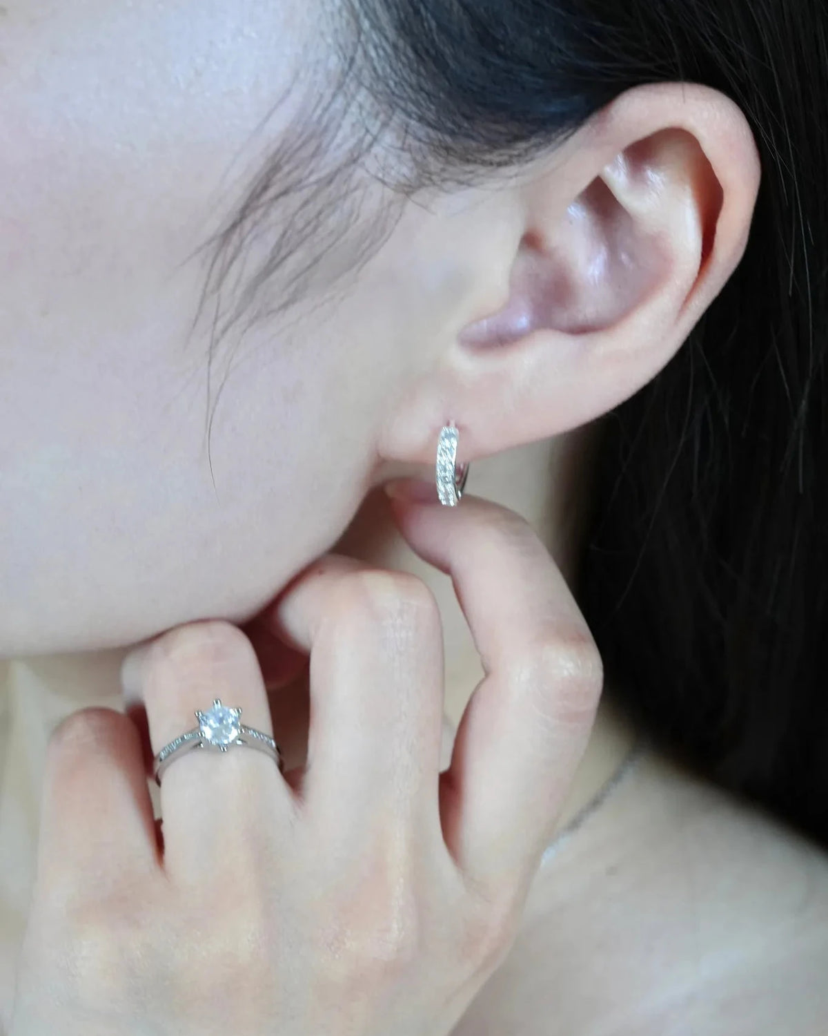 simple hoop ピアス