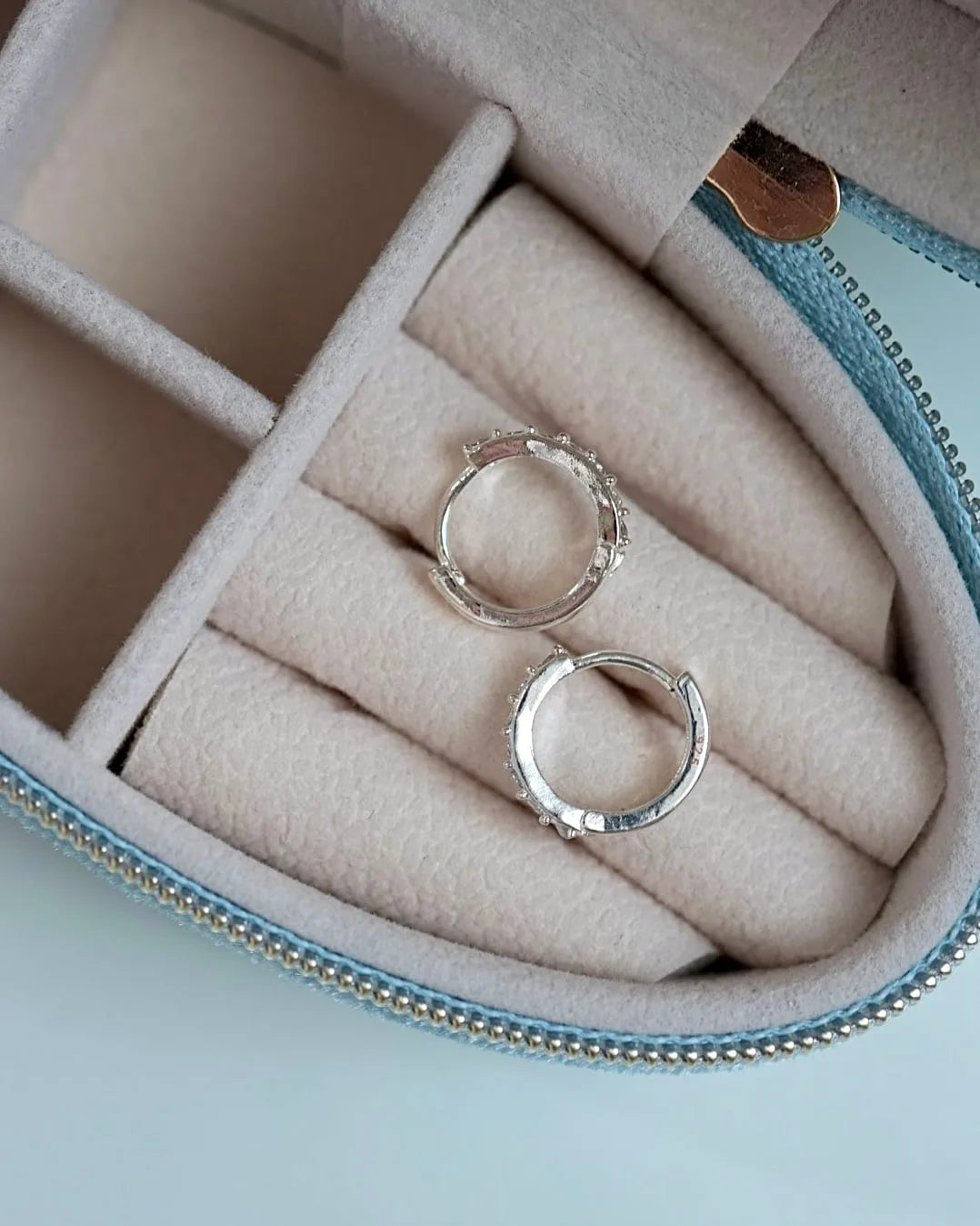 simple hoop ピアス