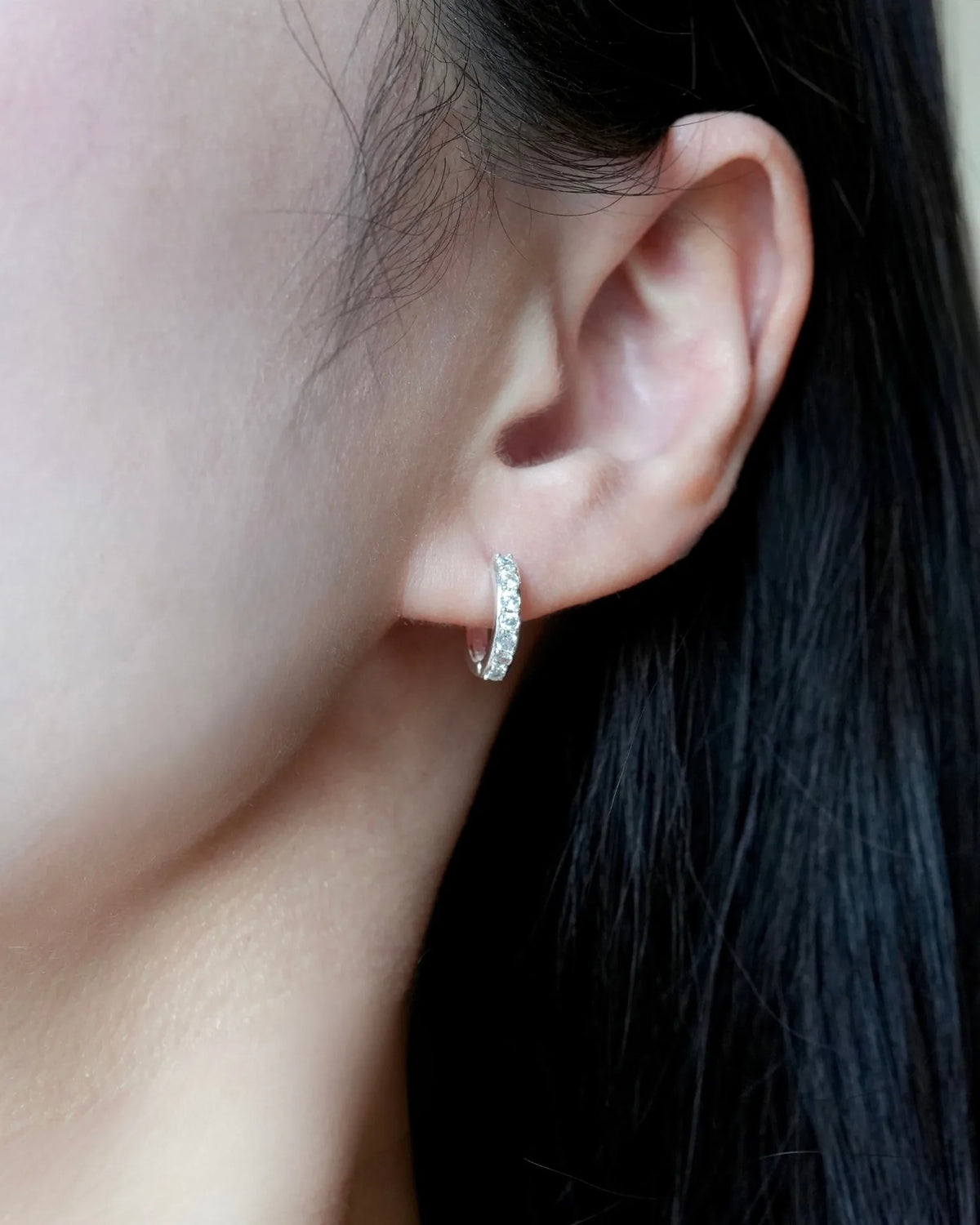 simple hoop ピアス
