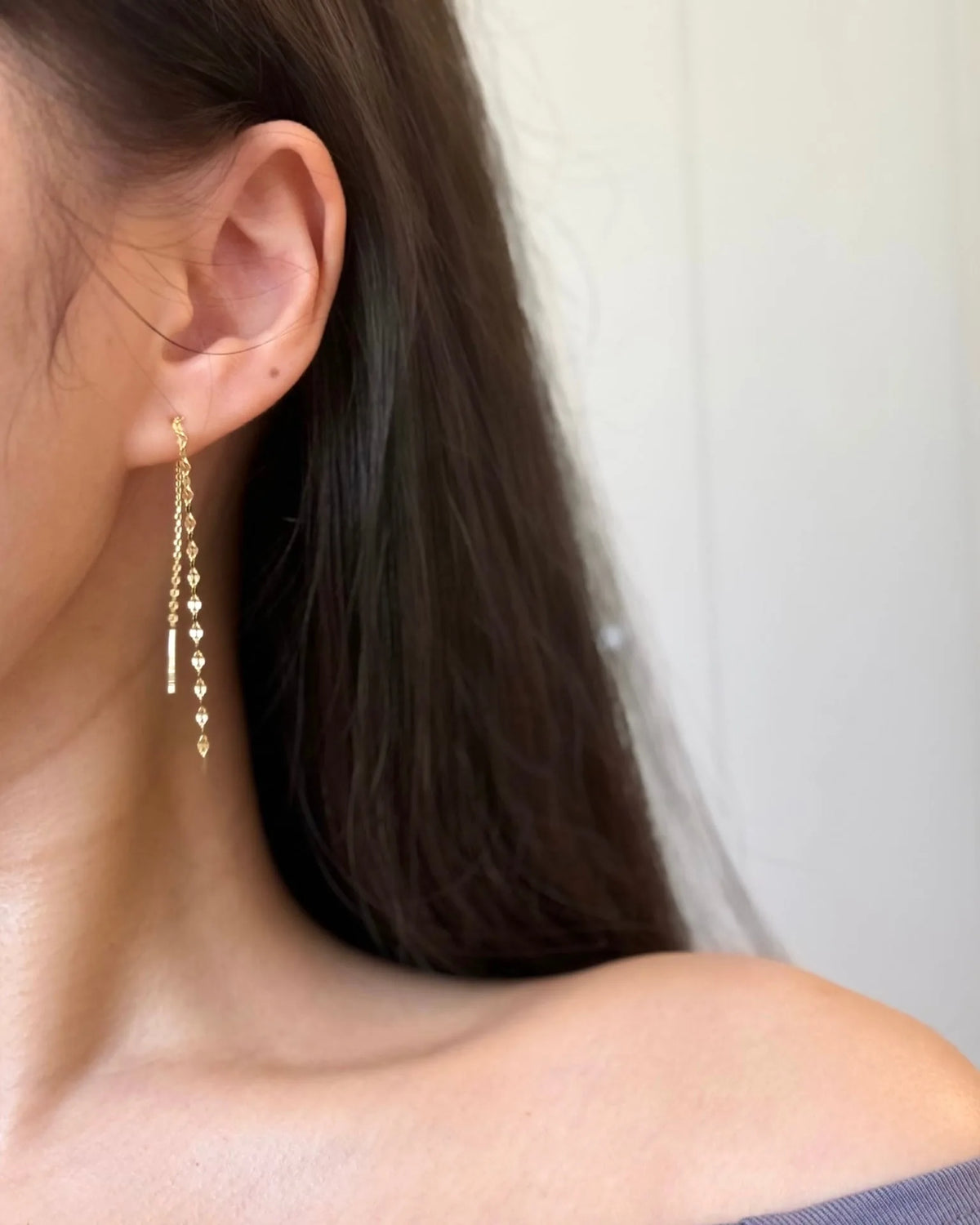 chain ピアス