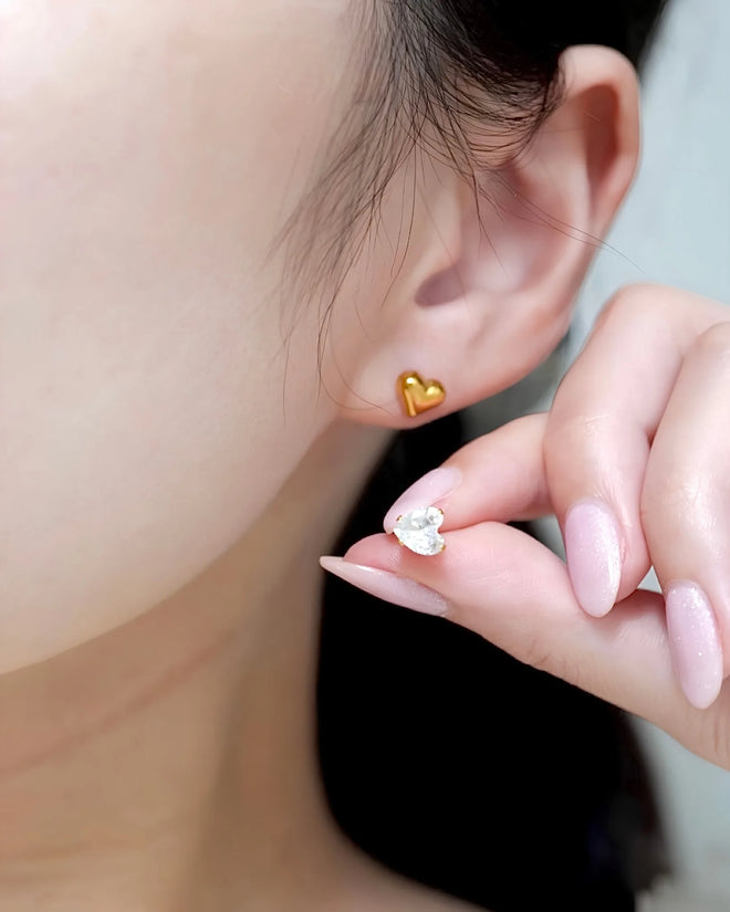 twin heart ピアス（2個セット）