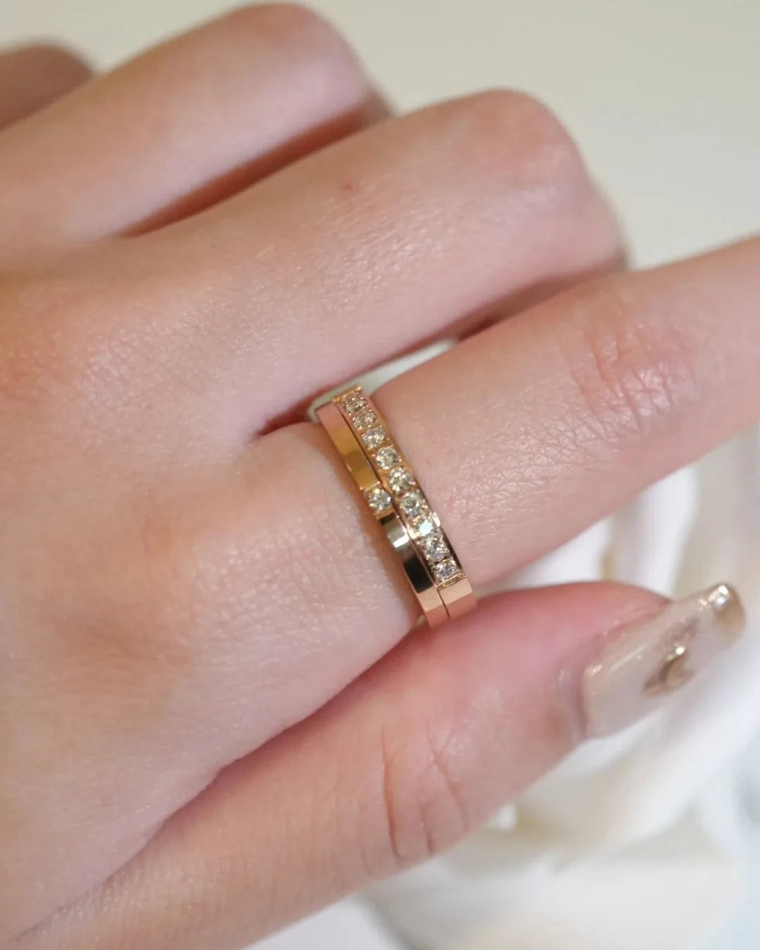 half zirconia リング