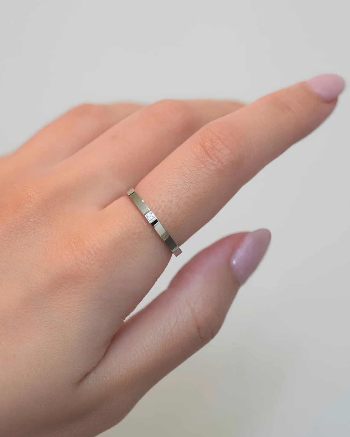 simple  zirconia リング