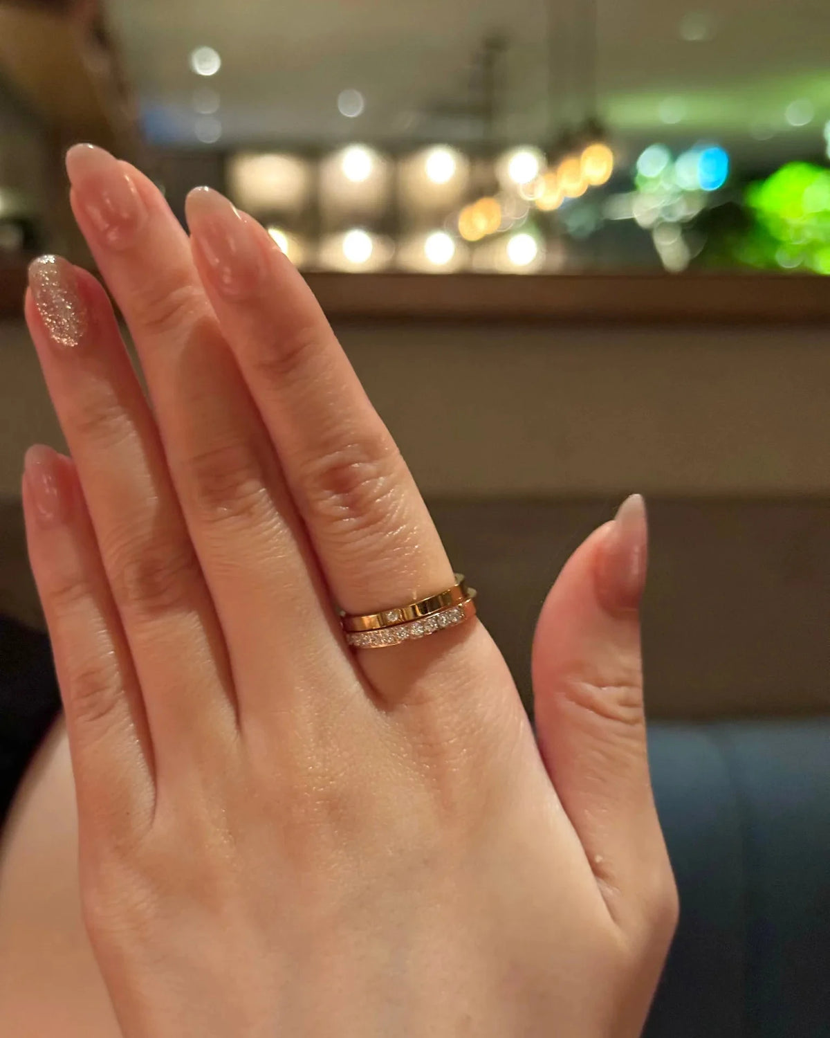 simple  zirconia リング