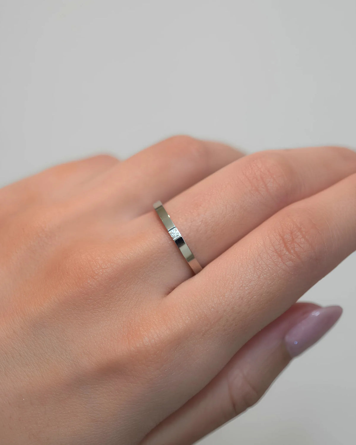 simple  zirconia リング