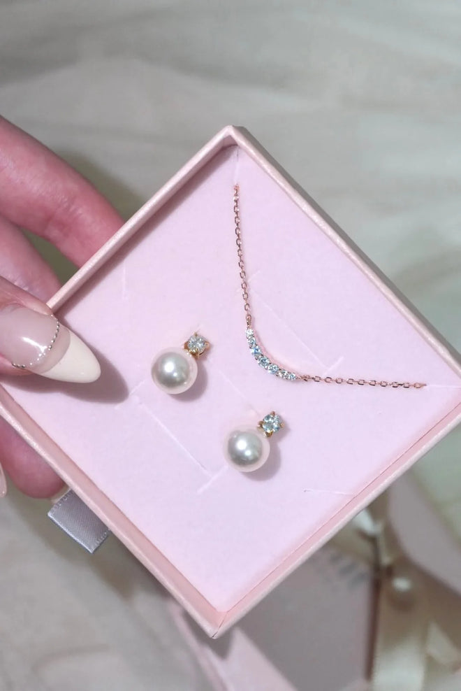 pearl design ピアス