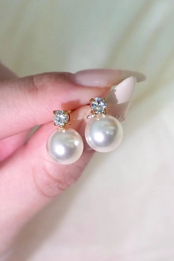 pearl design ピアス