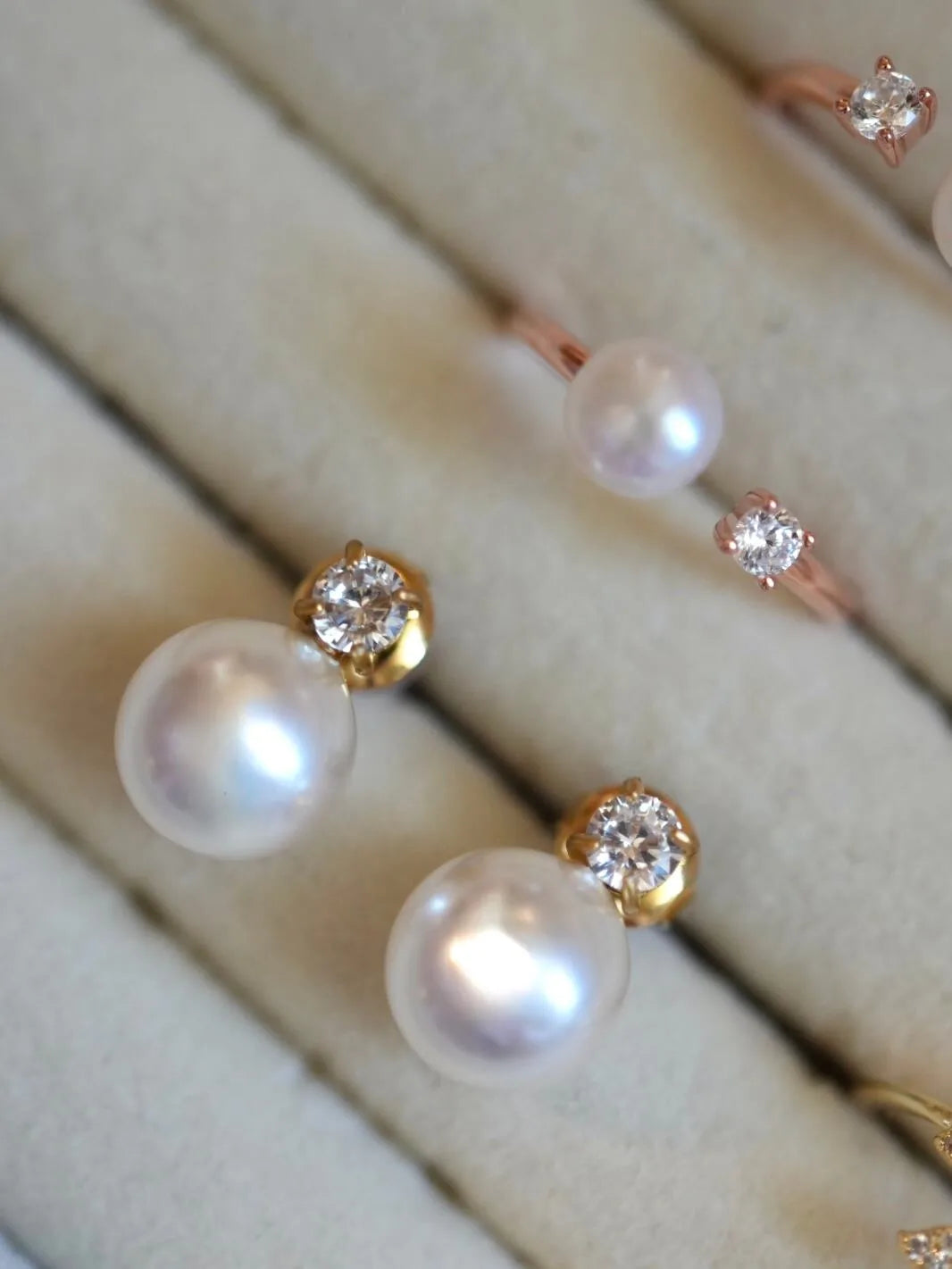 pearl design ピアス