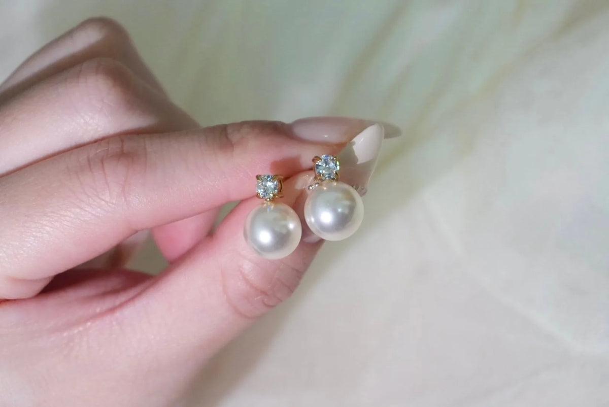 pearl design ピアス