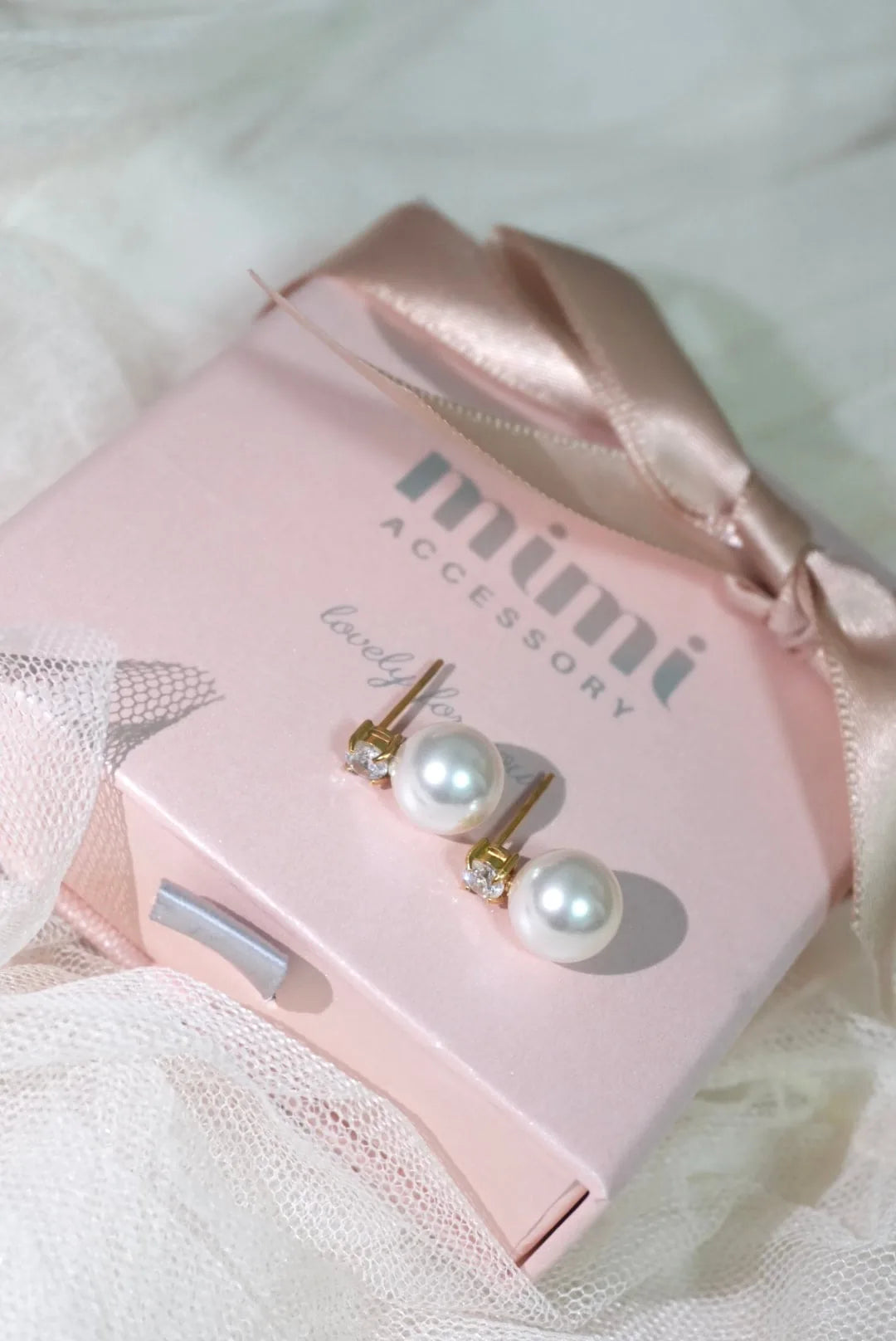 pearl design ピアス