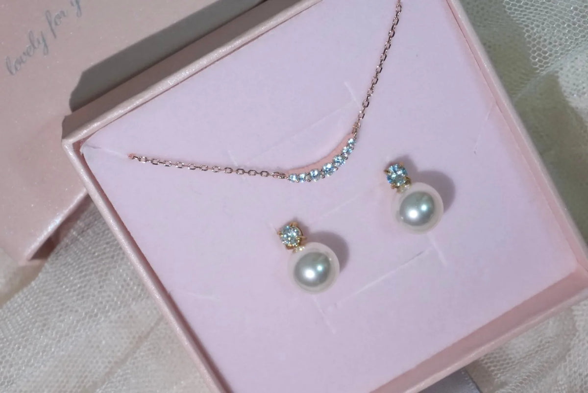 pearl design ピアス