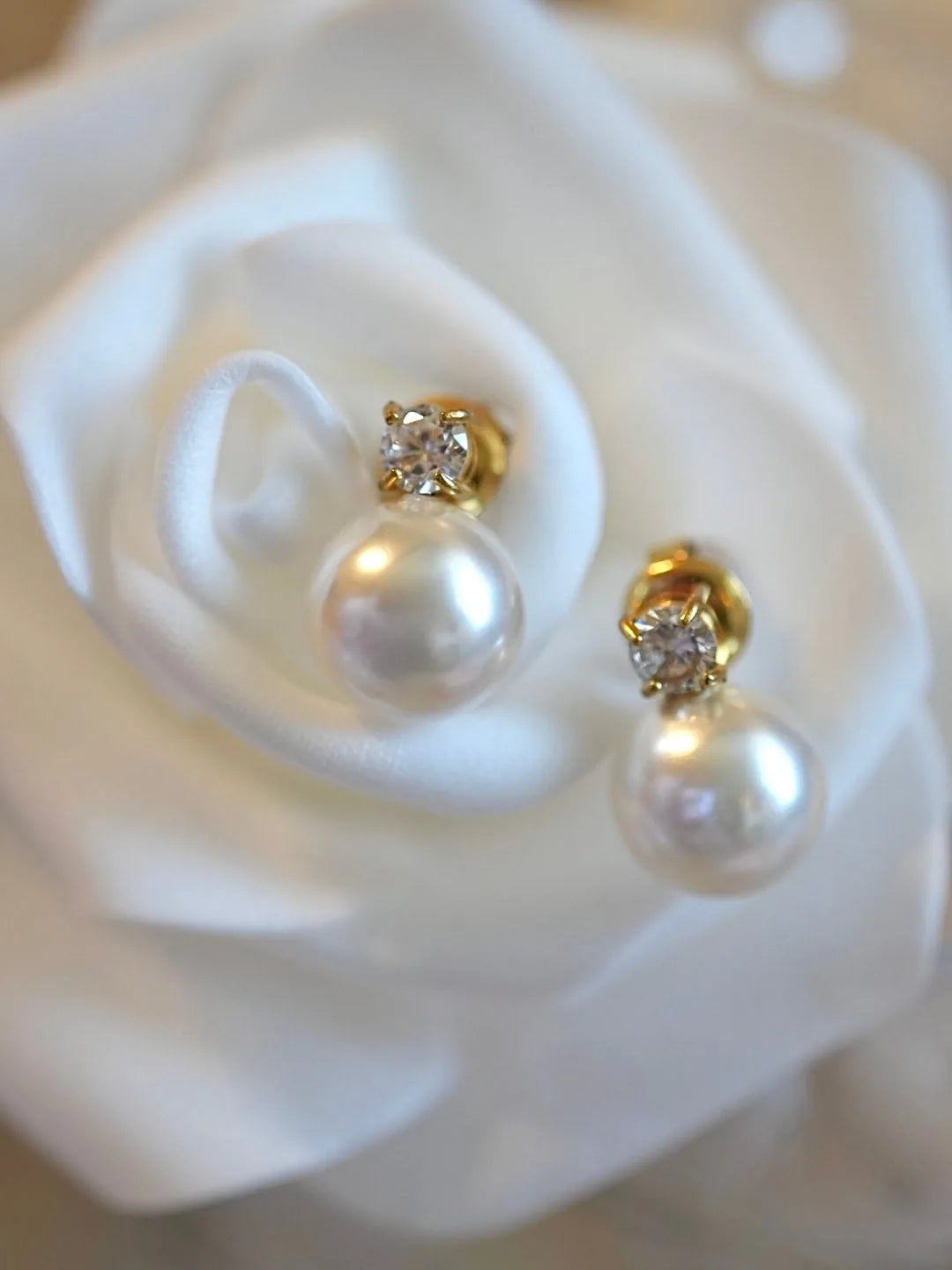 pearl design ピアス