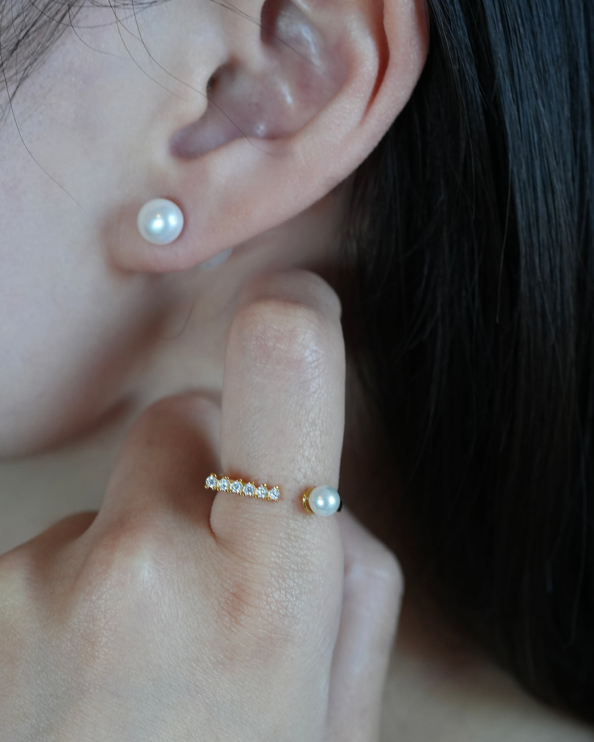 【淡水パール】ピアス