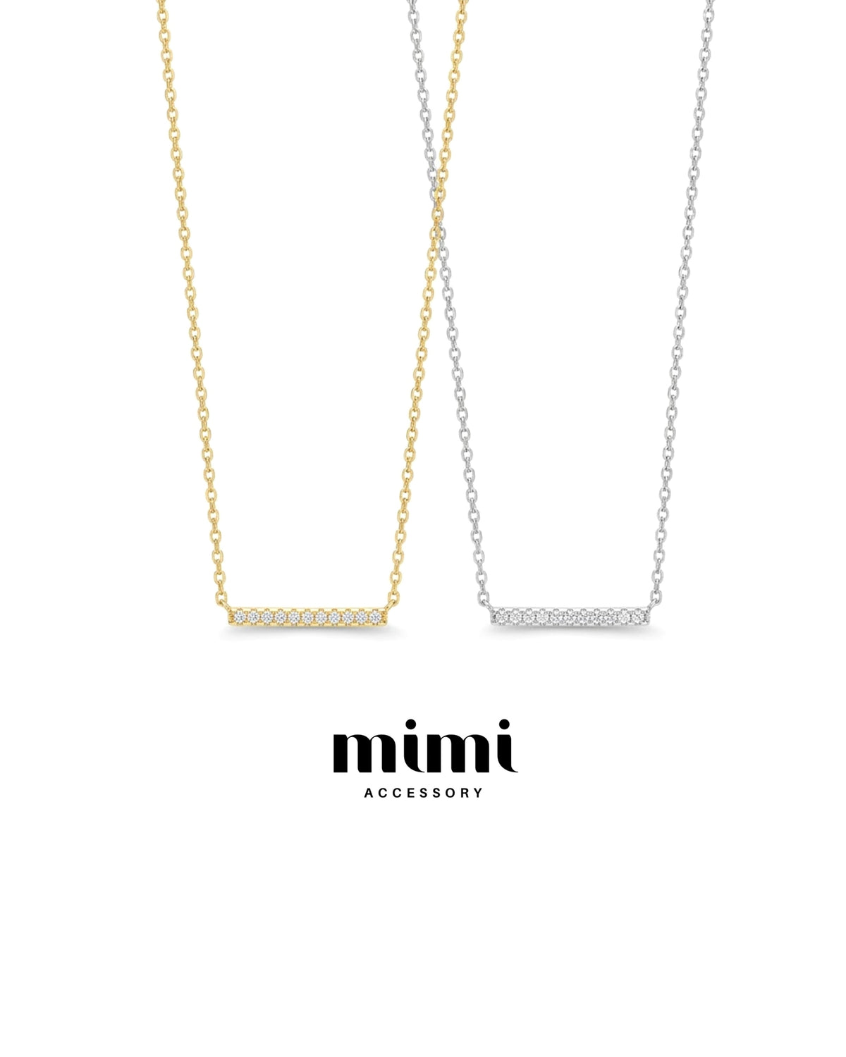 bar necklace